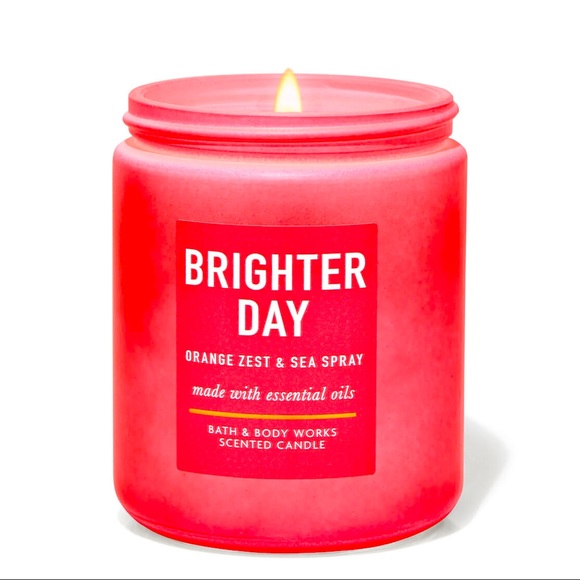 NWT Brighter Day Orange Zest Single Wick Candle